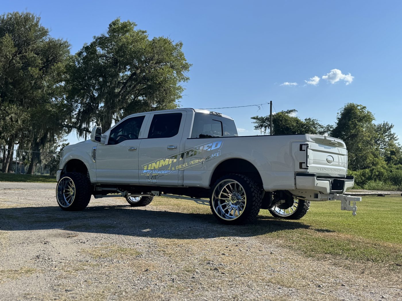2017 Ford F-250 — rear three-quarter on Fury MT2s