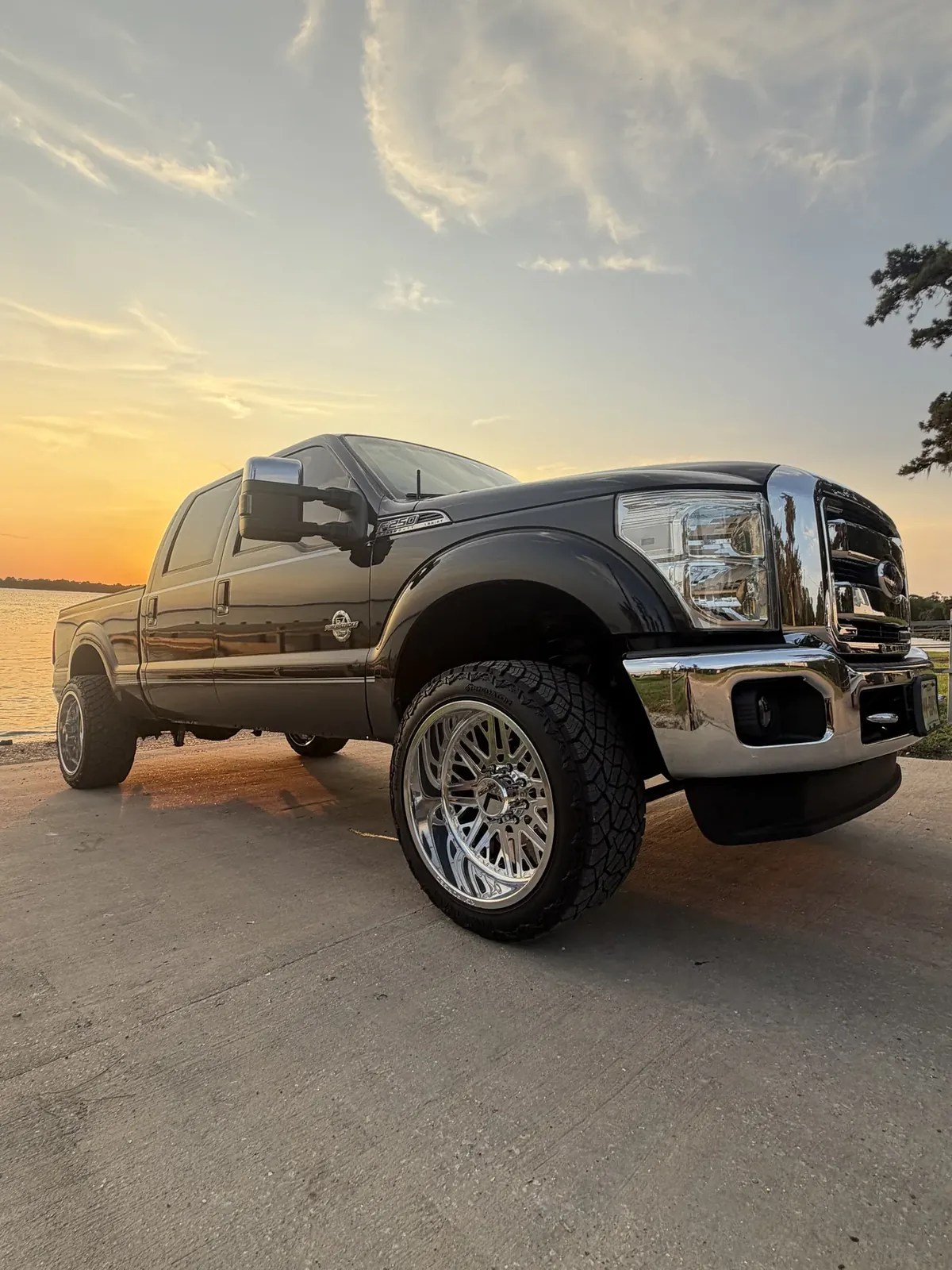 2011 Ford F-250 Lariat custom street truck built by Unmatched Performance in Huffman, Texas